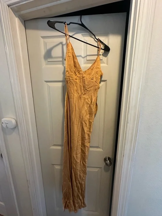 Bardot Malinda Satin Backless Midi Dress - Picture 3 of 6